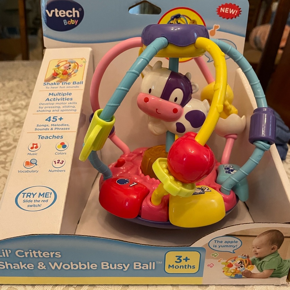 New- Vtech Baby Shake & Explore Activity Ball - Multicolor